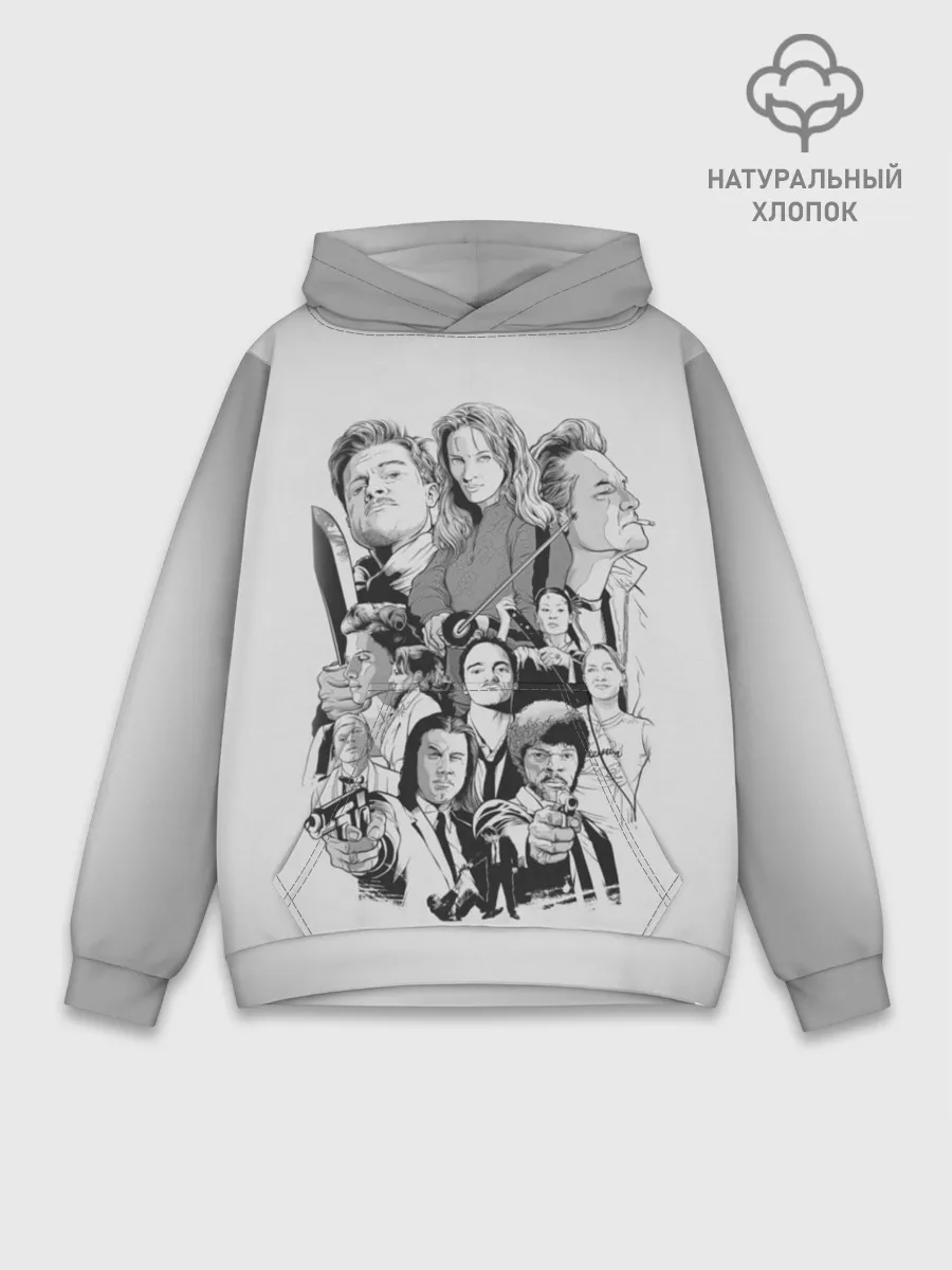 Худи мужской база хлопок / КВЕНТИН ТАРАНТИНО.