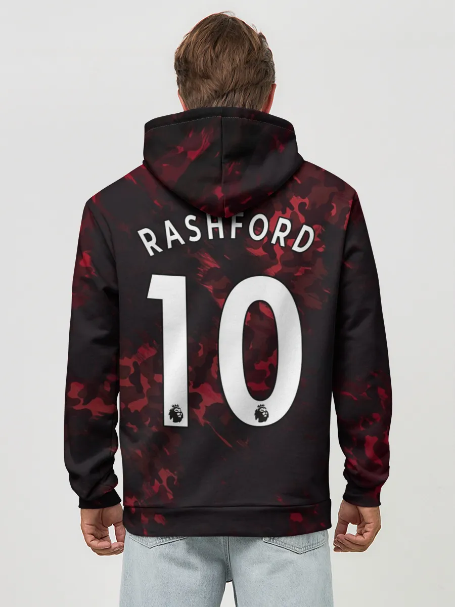 Худи мужской база хлопок / Rashford Manchester United