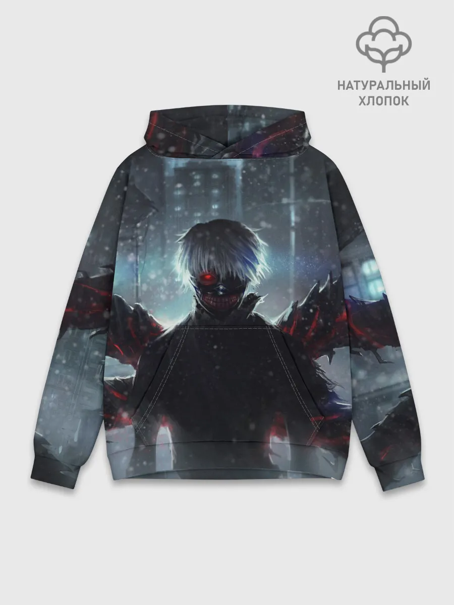 Худи мужской база хлопок / Токийский Гуль