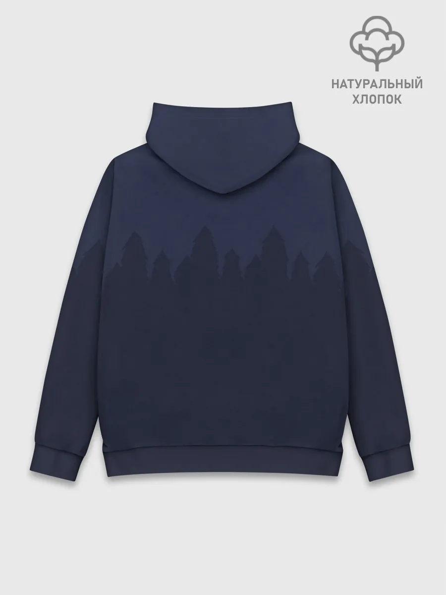 Худи мужской база хлопок / Rust