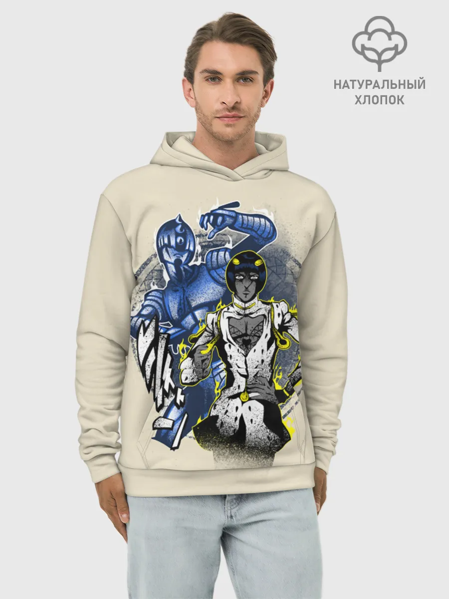 Худи мужской база хлопок / JoJo Bizarre Adventure