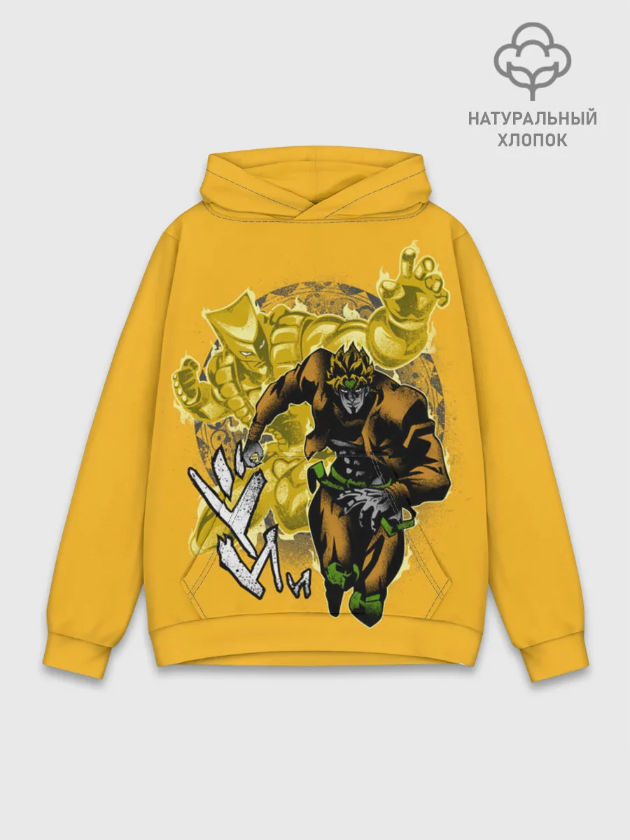 Худи мужской база хлопок / Приключения ДжоДжо