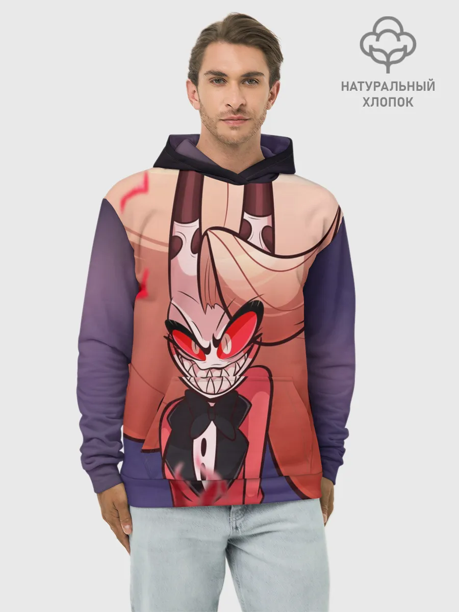 Худи мужской база хлопок / Hazbin Hotel. Charlie