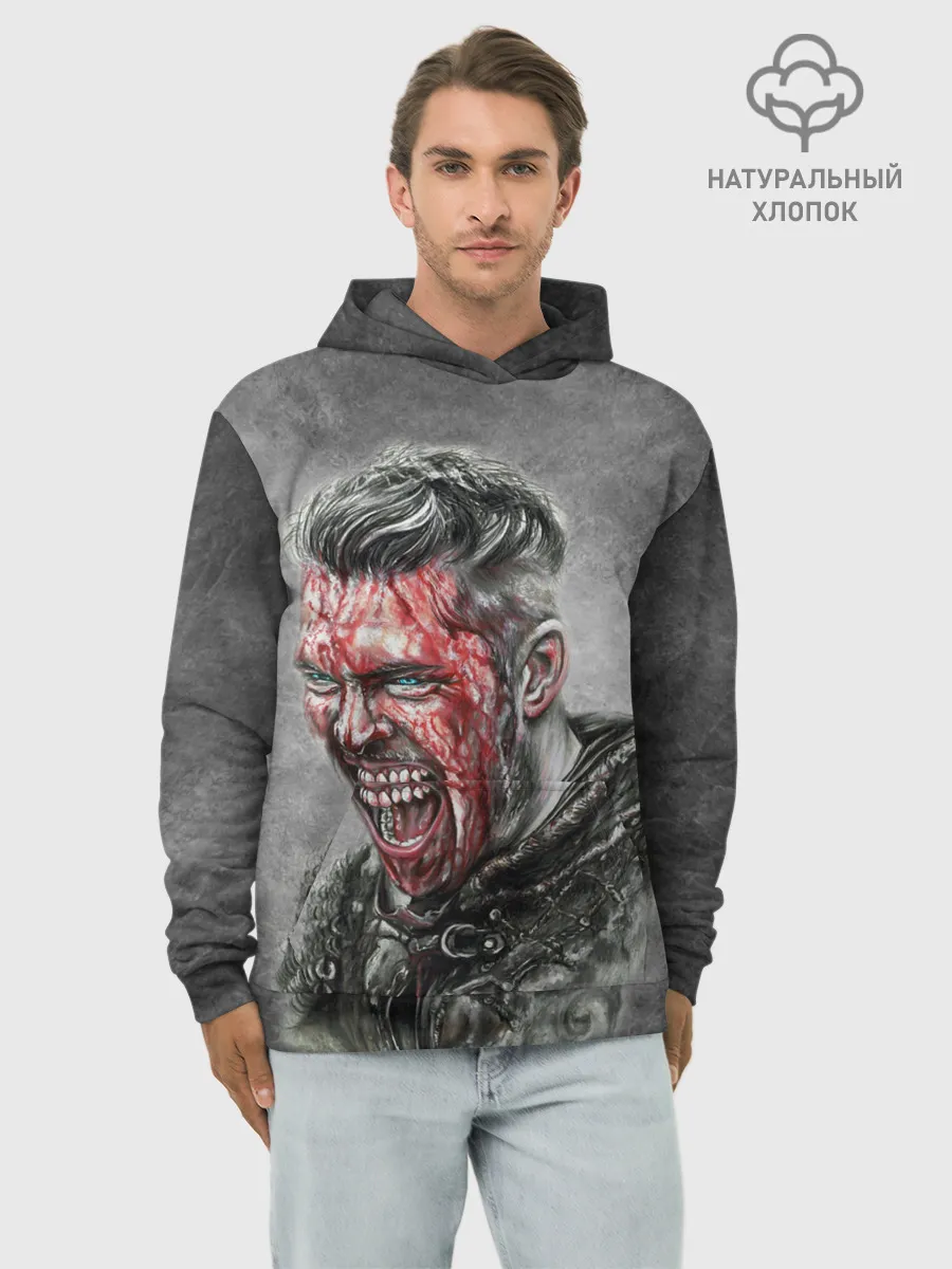 Худи мужской база хлопок / vikings