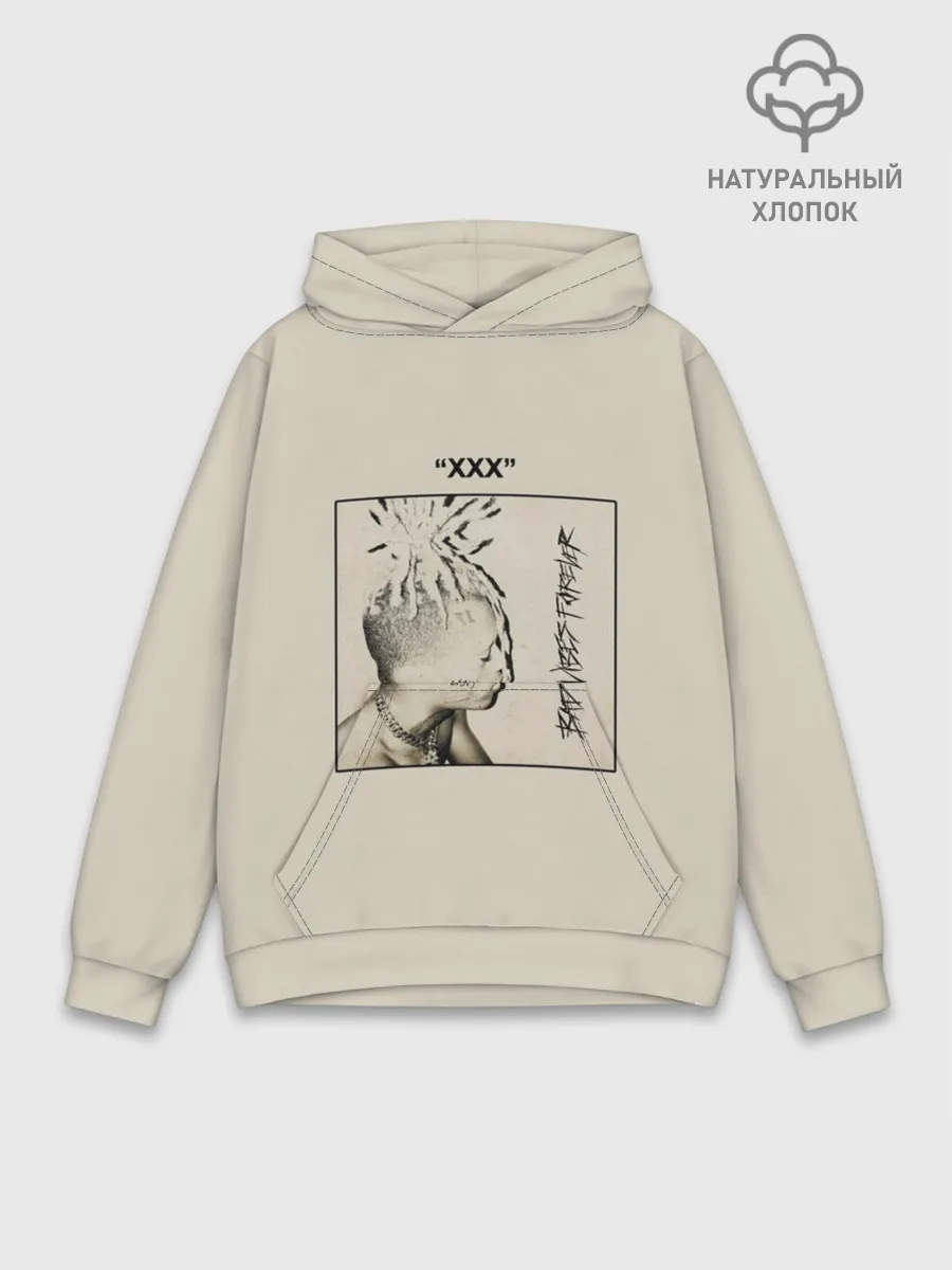 Худи мужской база хлопок / XXXTENTACION BAD VIBES FOREVER