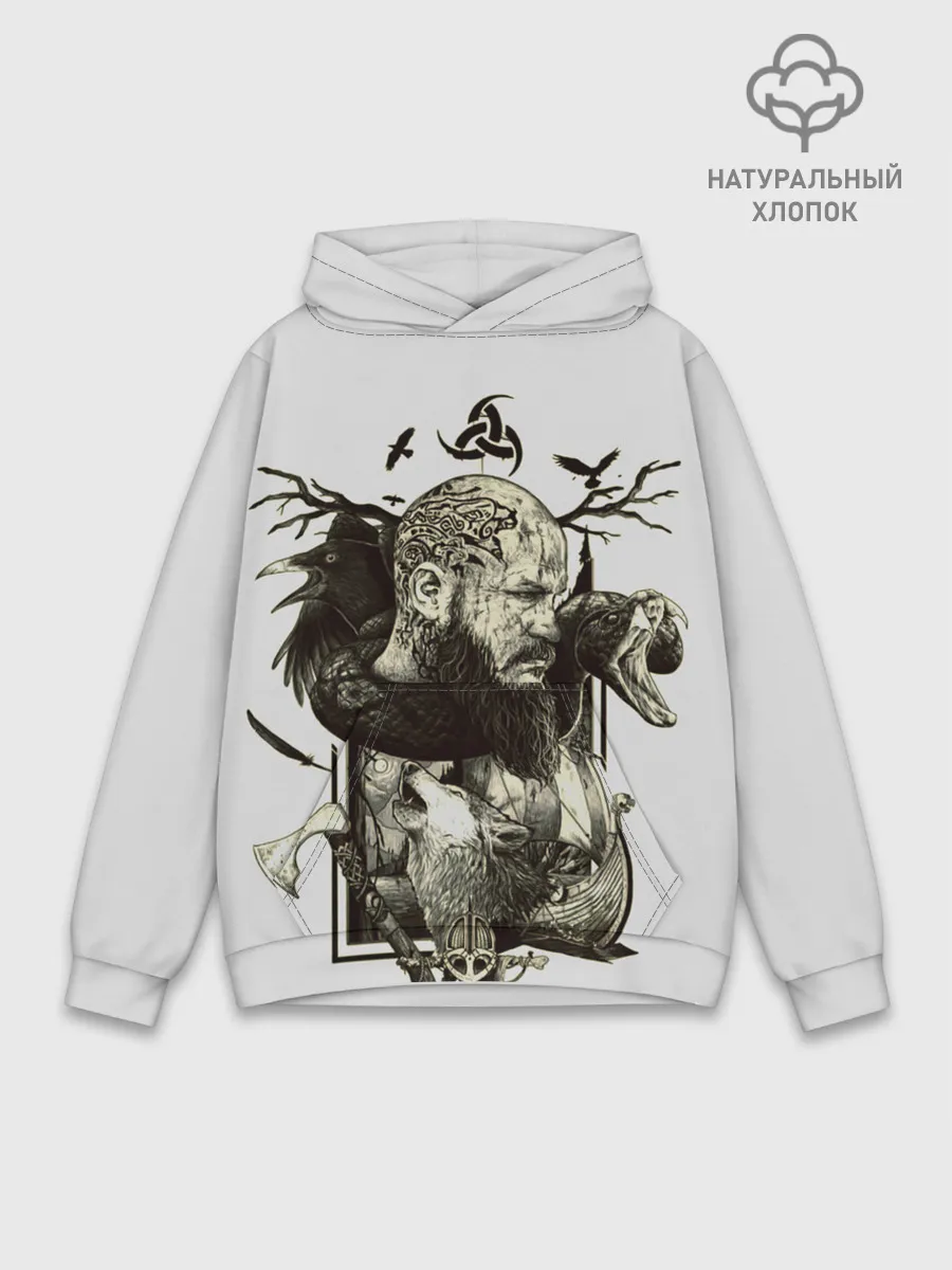 Худи мужской база хлопок / ragnar