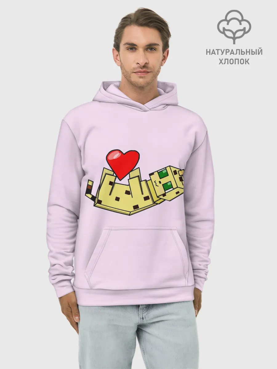 Худи мужской база хлопок / MINECRAFT
