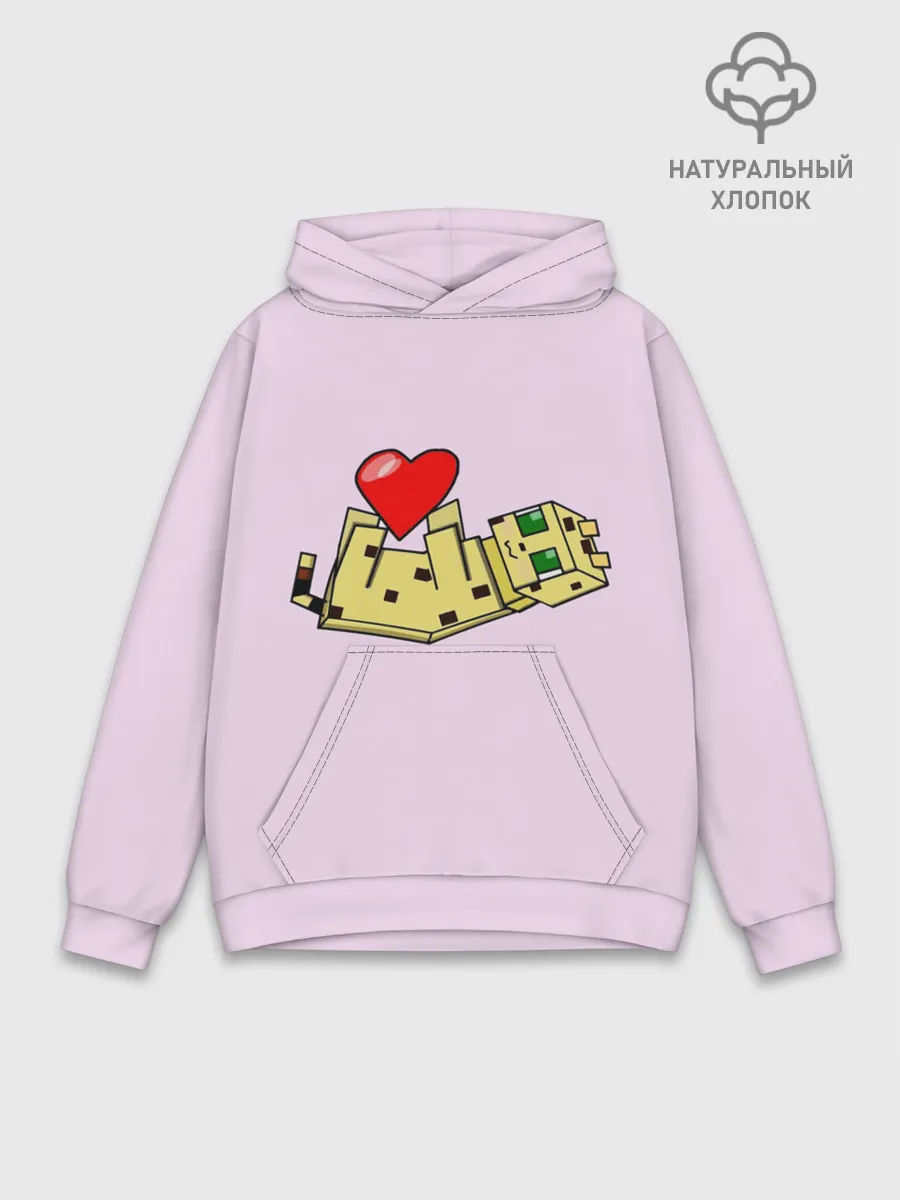 Худи мужской база хлопок / MINECRAFT