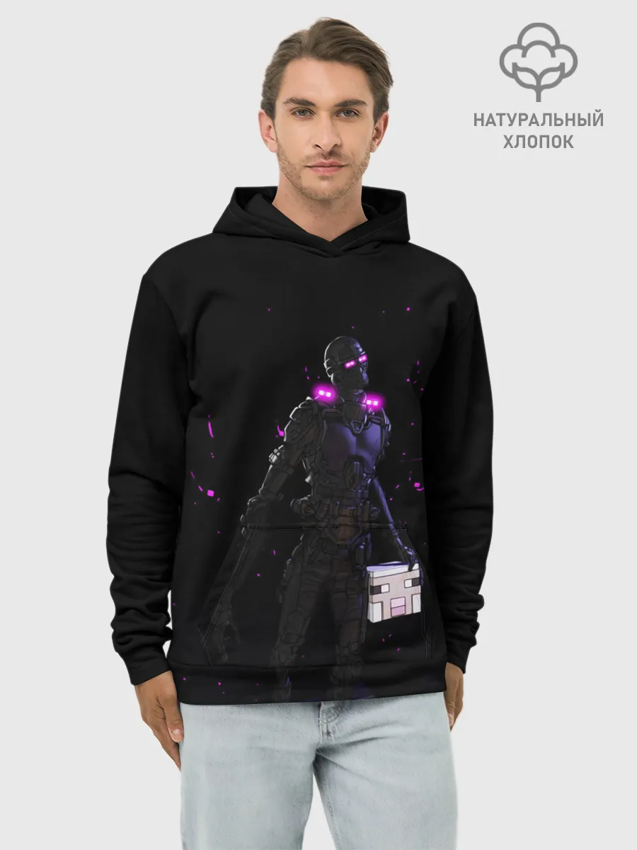Худи мужской база хлопок / MINECRAFT