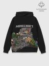 Худи мужской база хлопок / MINECRAFT
