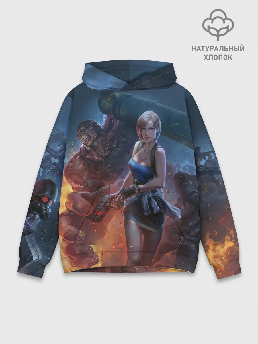 Худи мужской база хлопок / RESIDENT EVIL | ОБИТЕЛЬ ЗЛА