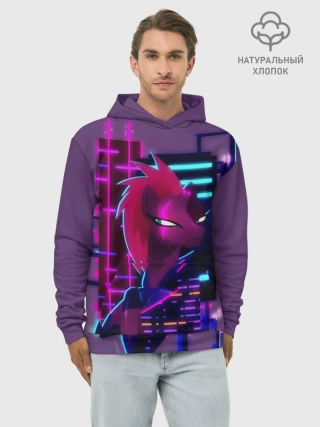 Худи мужской база хлопок / Мой маленький пони