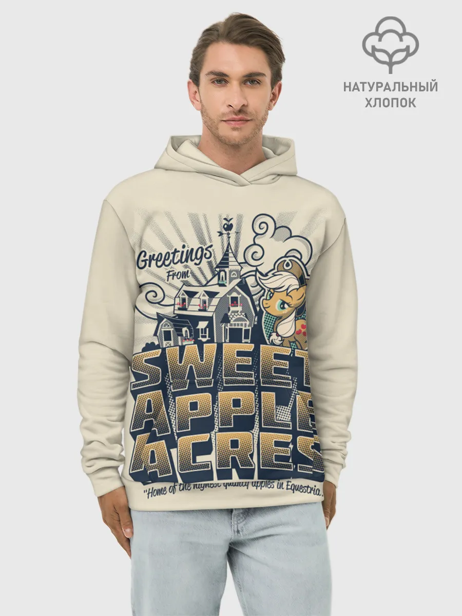 Худи мужской база хлопок / My little pony sweet