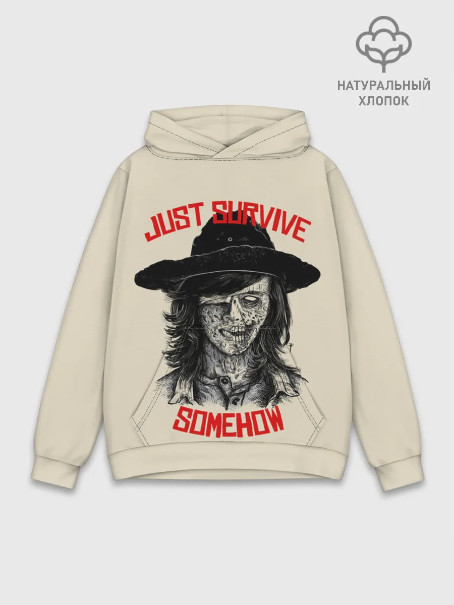 Худи мужской база хлопок / Gust survive smehow