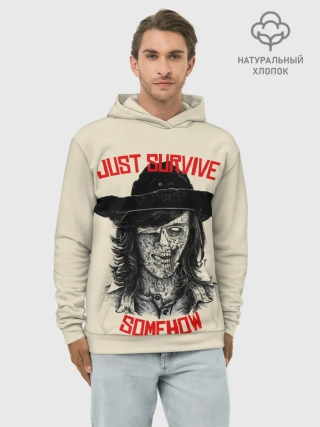 Худи мужской база хлопок / Gust survive smehow