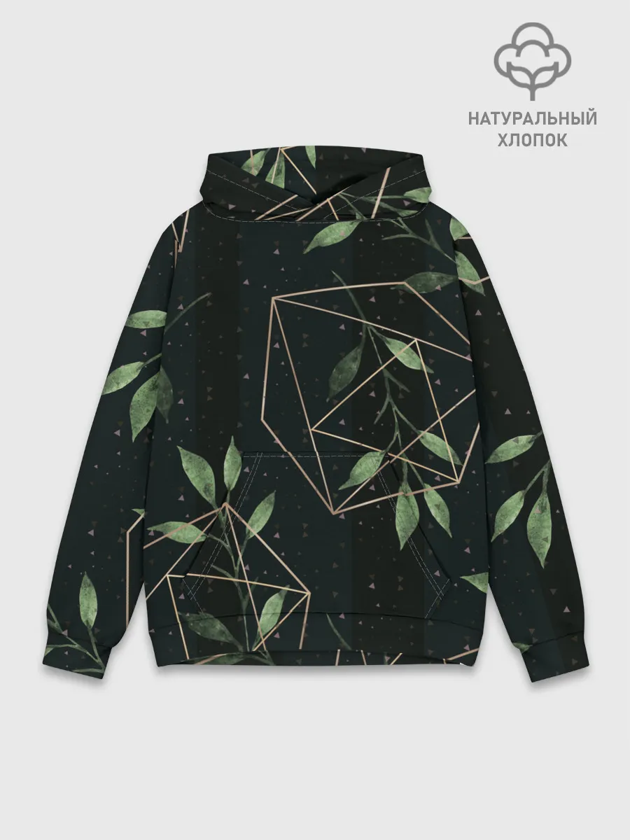Худи мужской база хлопок / Геометрия в природе