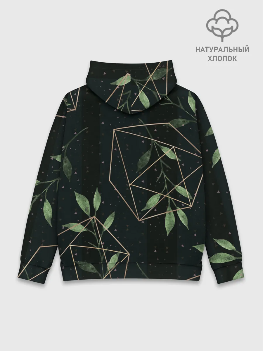 Худи мужской база хлопок / Геометрия в природе