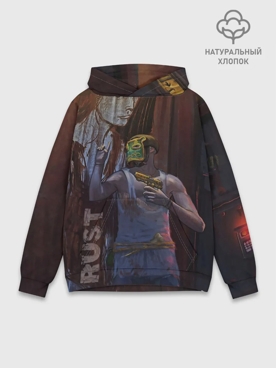 Худи мужской база хлопок / Keep out