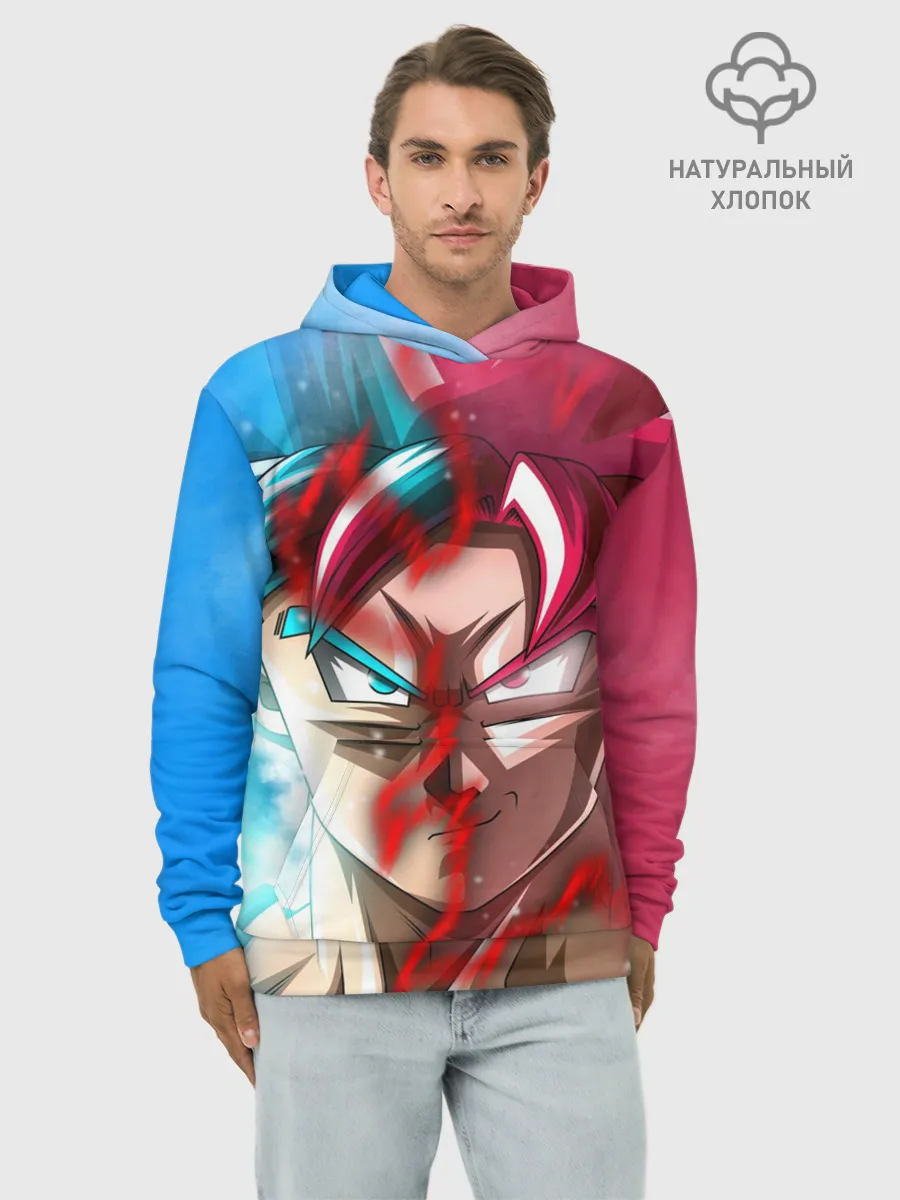 Худи мужской база хлопок / Гохан