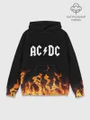 Худи мужской база хлопок / AC DC
