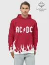 Худи мужской база хлопок / AC DC