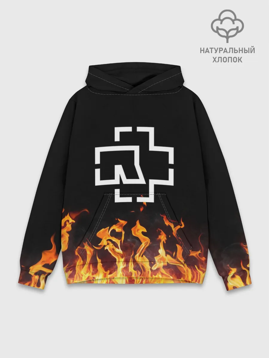 Худи мужской база хлопок / Rammstein