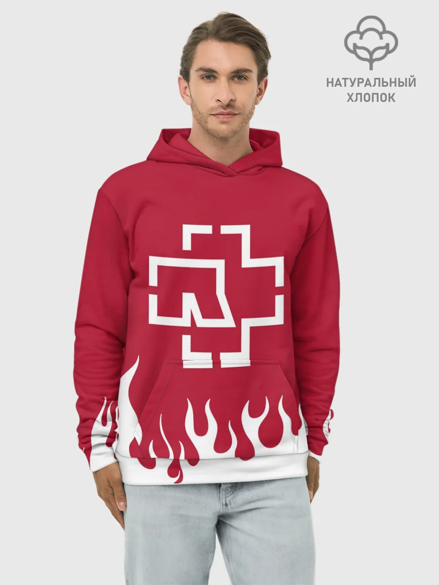 Худи мужской база хлопок / Rammstein