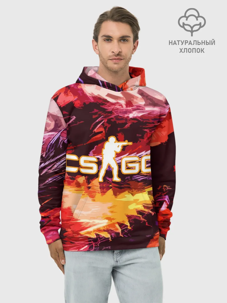 Худи мужской база хлопок / CS GO