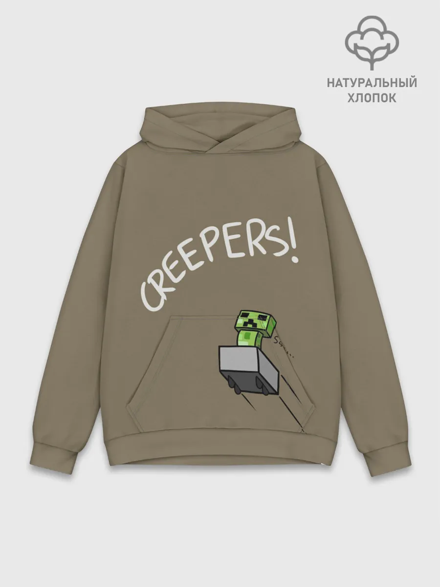 Худи мужской база хлопок / MINECRAFT