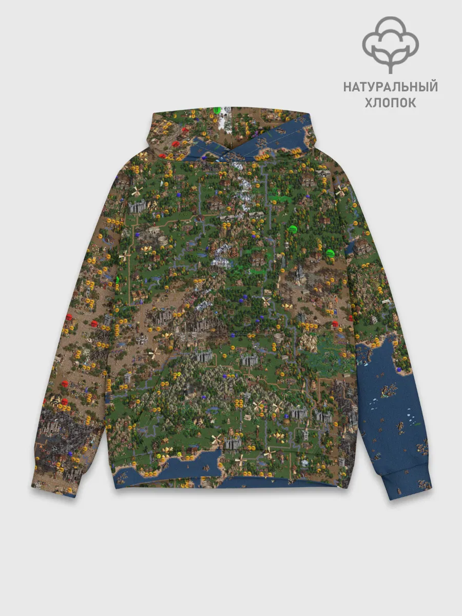 Худи мужской база хлопок / Карта в Heroes 3