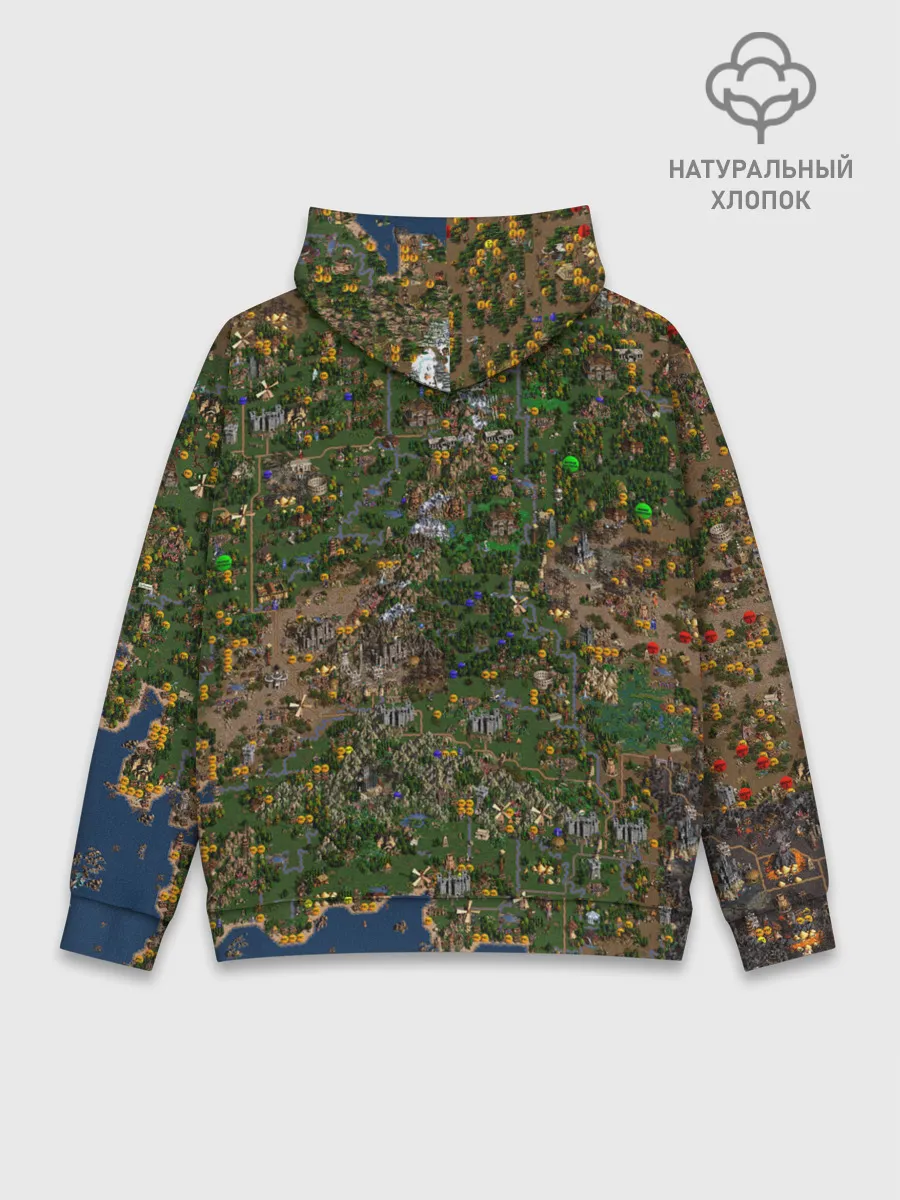 Худи мужской база хлопок / Карта в Heroes 3