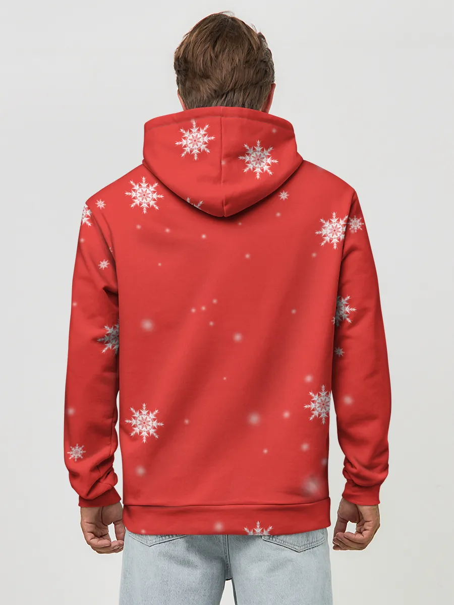 Худи мужской база хлопок / Новогодний Отель Хазбин.