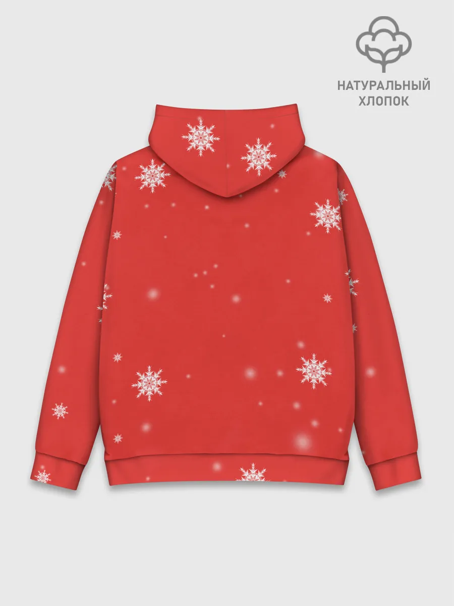 Худи мужской база хлопок / Новогодний Отель Хазбин.