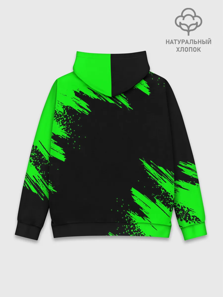 Худи мужской база хлопок / MINECRAFT CREEPER