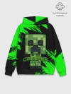 Худи мужской база хлопок / MINECRAFT CREEPER