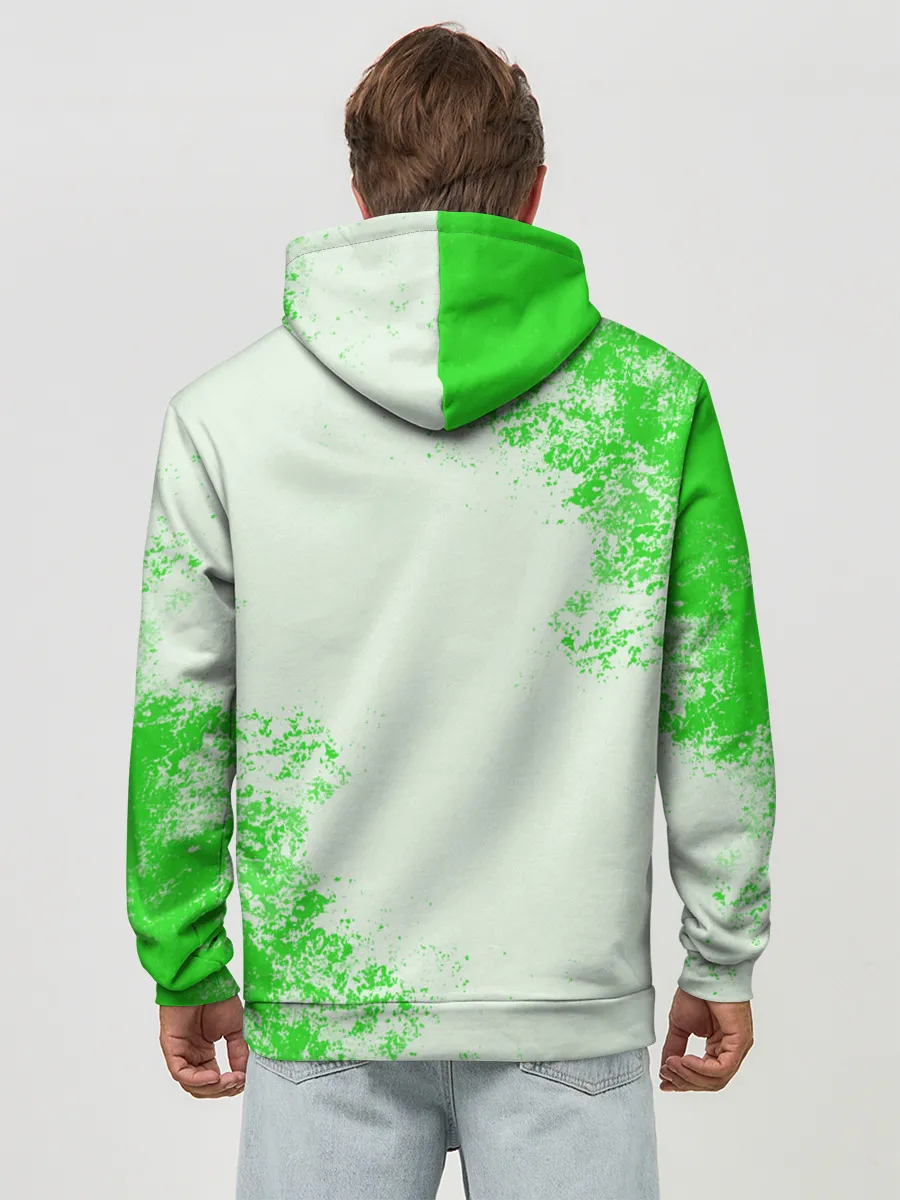 Худи мужской база хлопок / MINECRAFT CREEPER