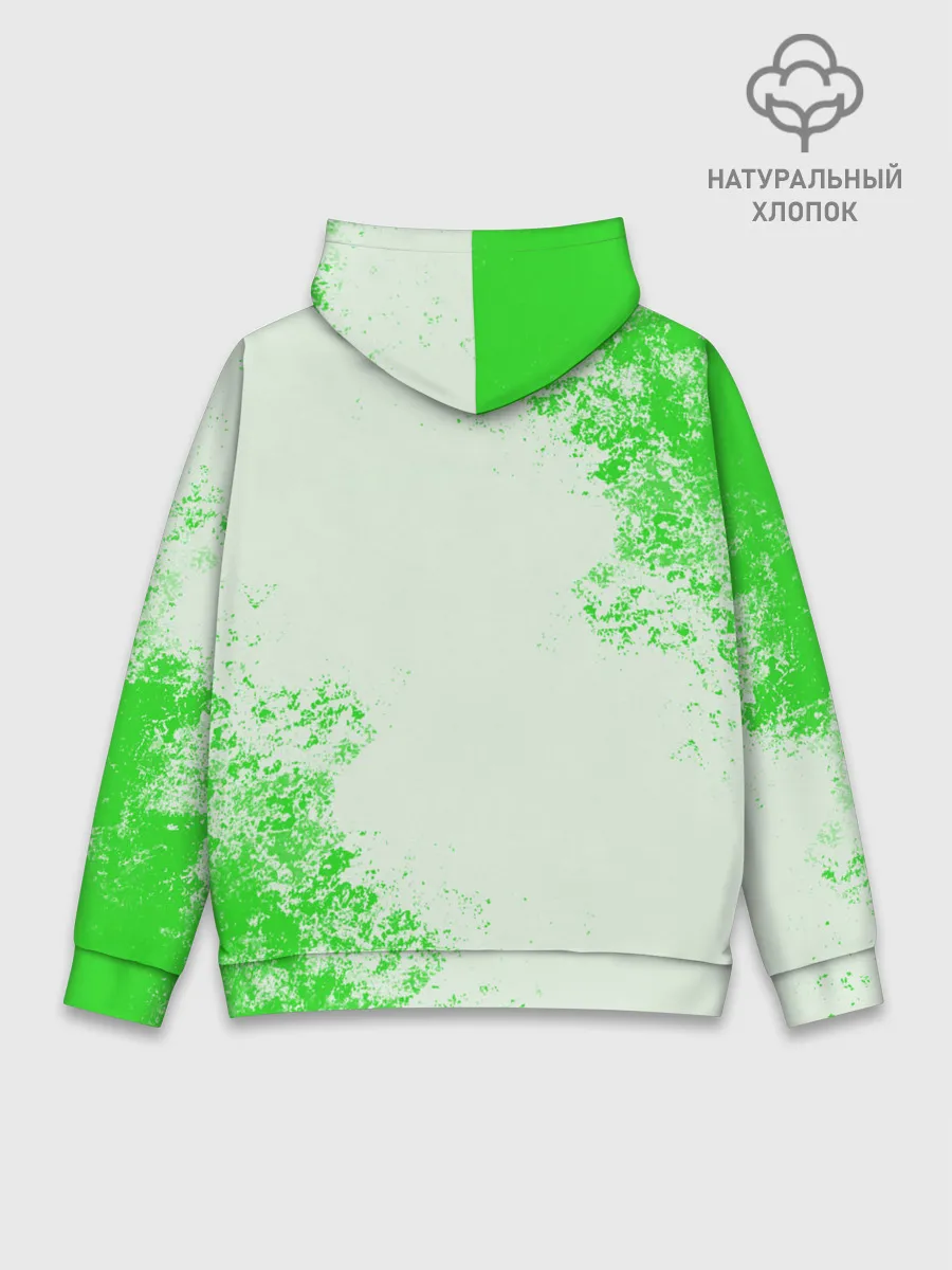 Худи мужской база хлопок / MINECRAFT CREEPER