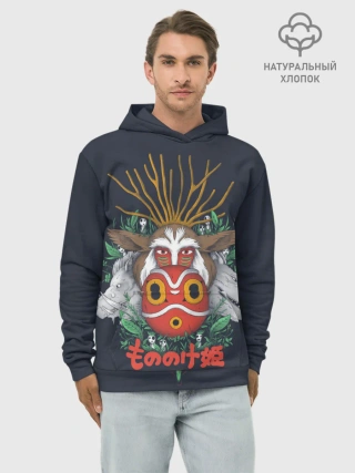 Худи мужской база хлопок / Princess Mononoke