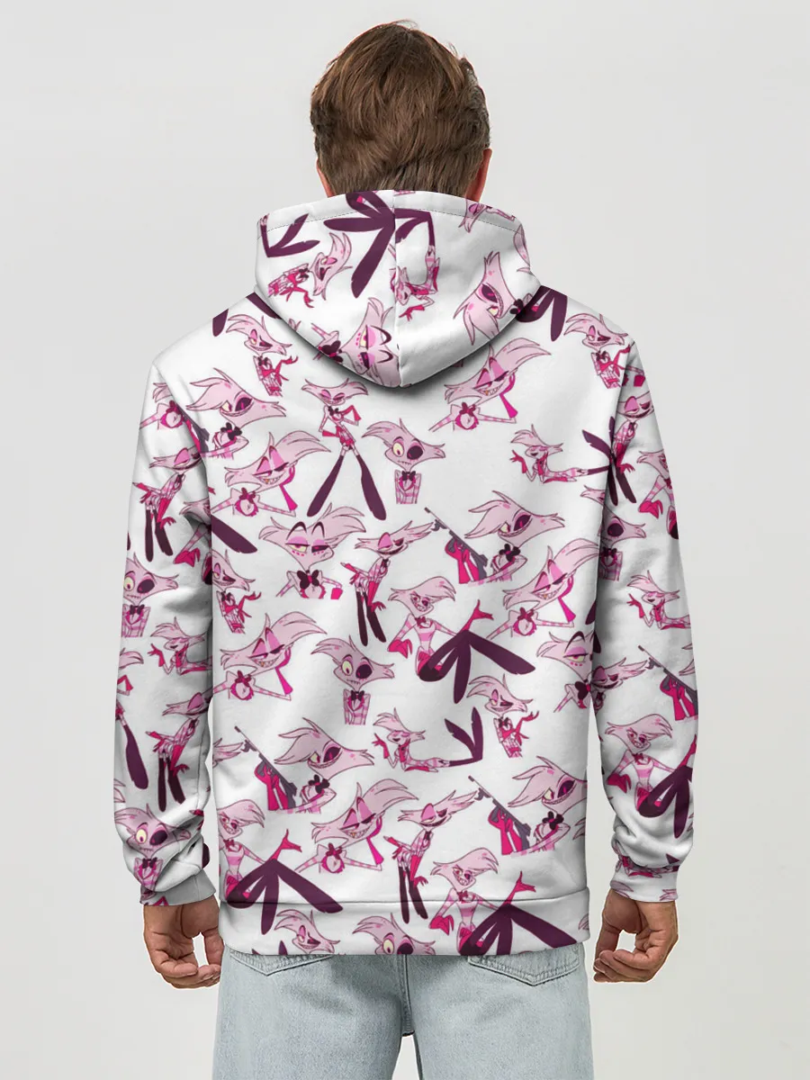 Худи мужской база хлопок / Hazbin Hotel: Angel Dust