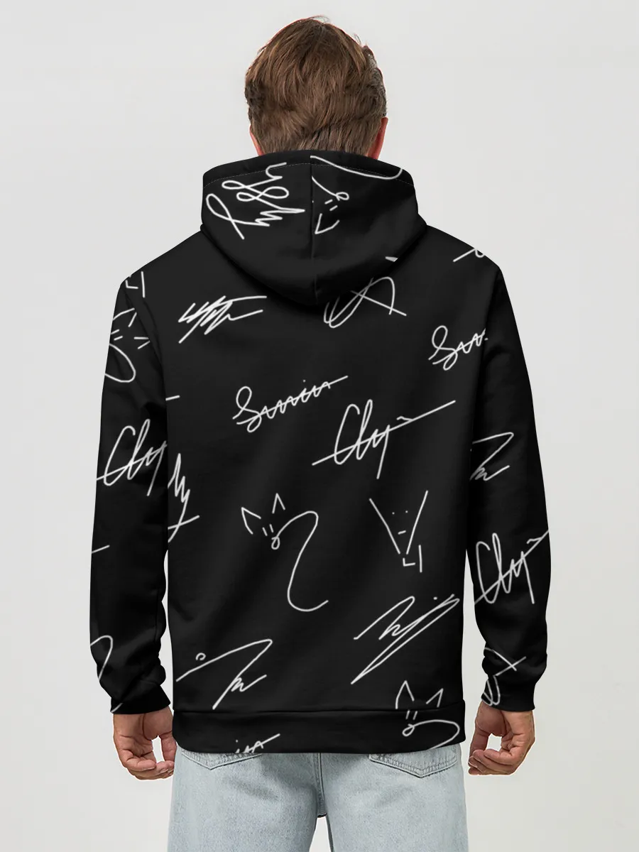 Худи мужской база хлопок / STRAY KIDS