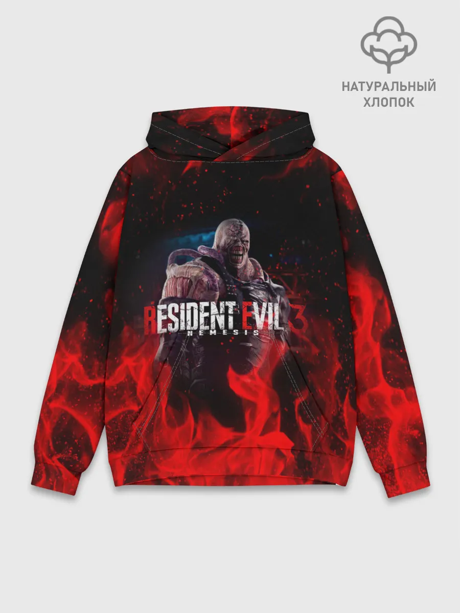 Худи мужской база хлопок / RESIDENT EVIL 3