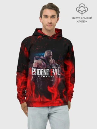 Худи мужской база хлопок / RESIDENT EVIL 3