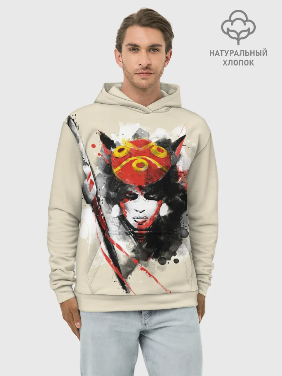 Худи мужской база хлопок / Princess Mononoke