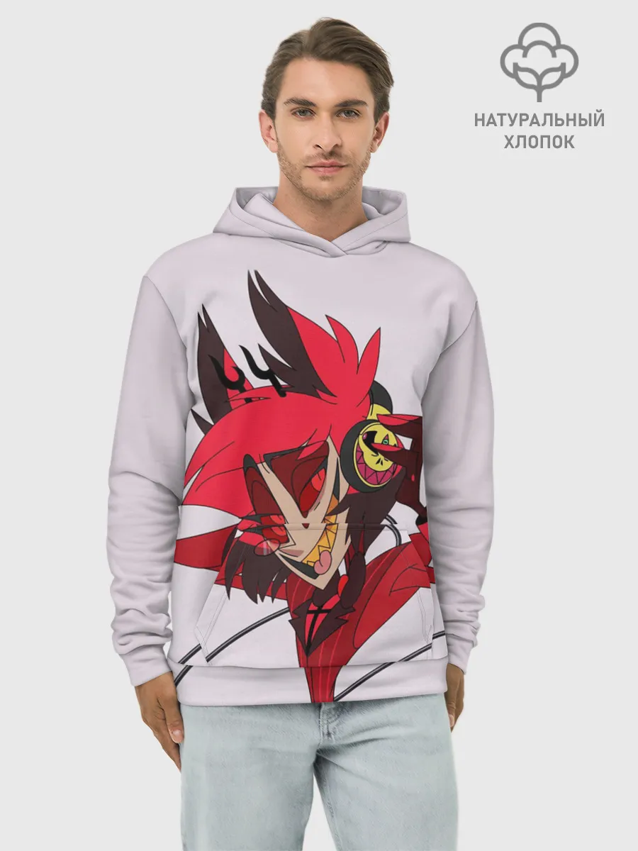 Худи мужской база хлопок / Отель Хазбин