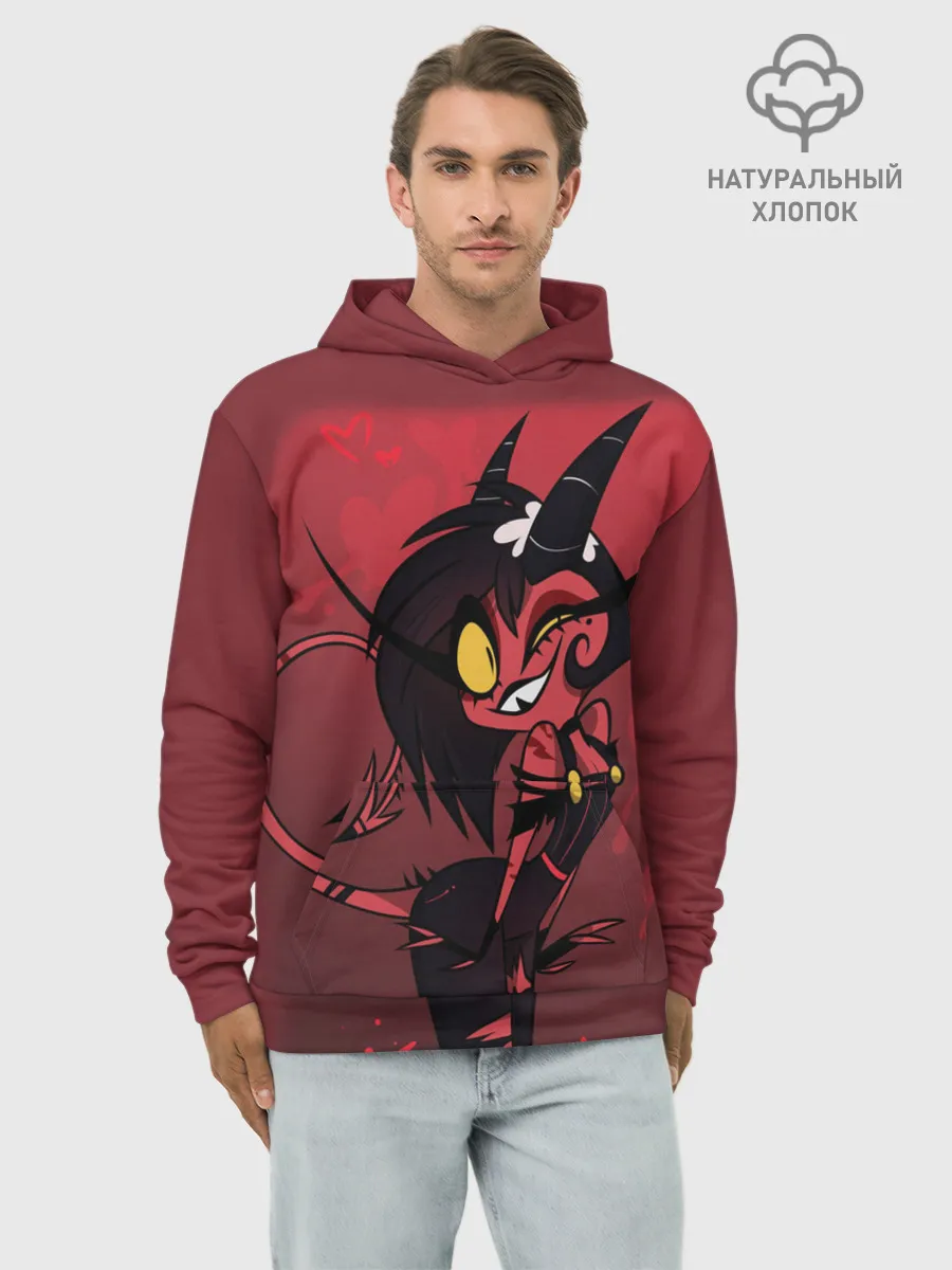 Худи мужской база хлопок / Отель Хазбин