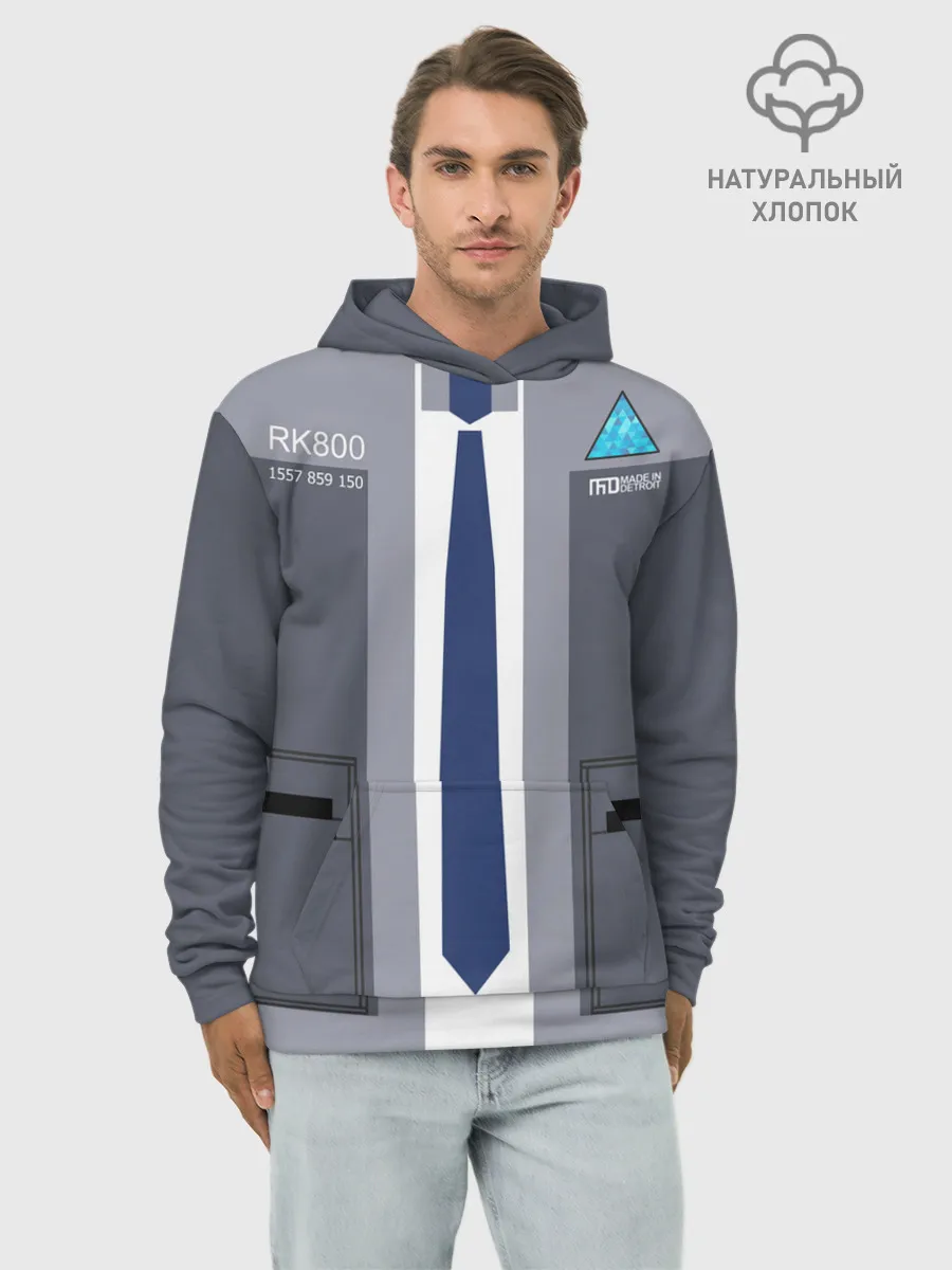 Худи мужской база хлопок / Detroit:become