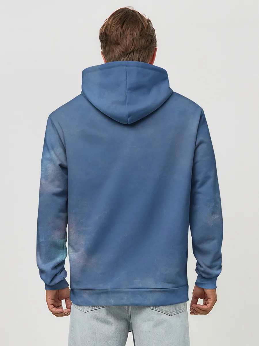 Худи мужской база хлопок / Кубик Рубика