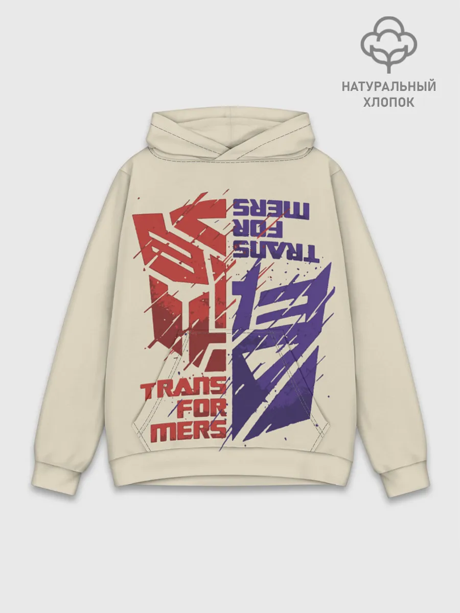Худи мужской база хлопок / Transformers