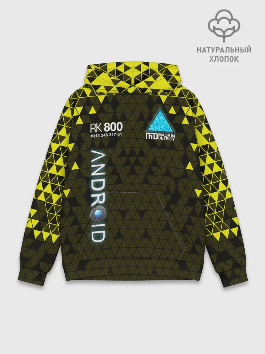 Худи мужской база хлопок / DETROIT: BECOME HUMAN.