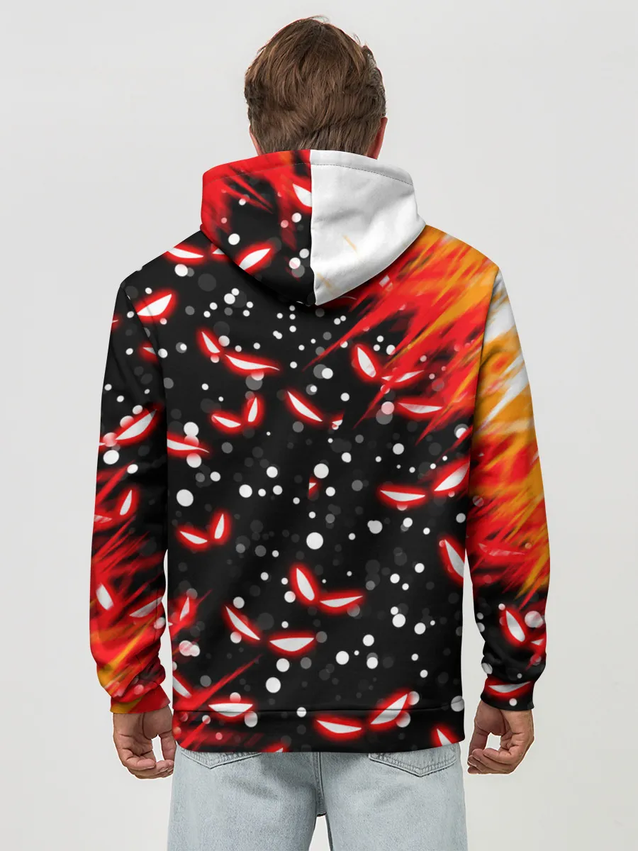 Худи мужской база хлопок / HAZBIN HOTEL НОВОГОДНИЙ.